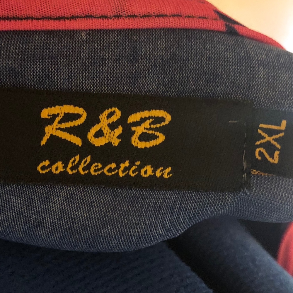 COPY - R & B Collection blouse, size 2X - Picture 2 of 7